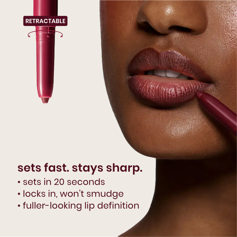 Easy glide lip liner