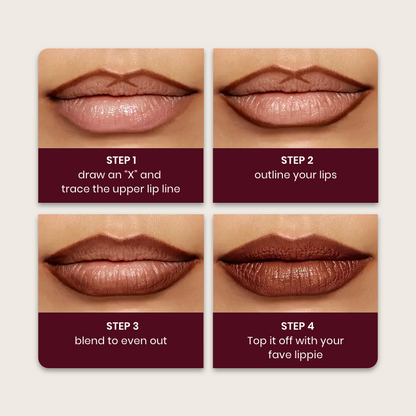 Easy glide lip liner