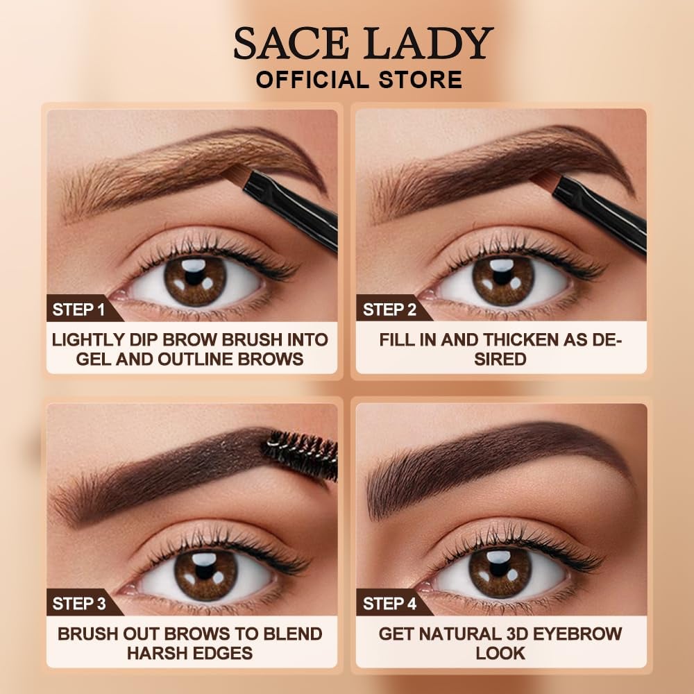 💝 Buy 1 Get 1 Free-3D Eyebrow Gel – Long-Lasting 24H Waterproof